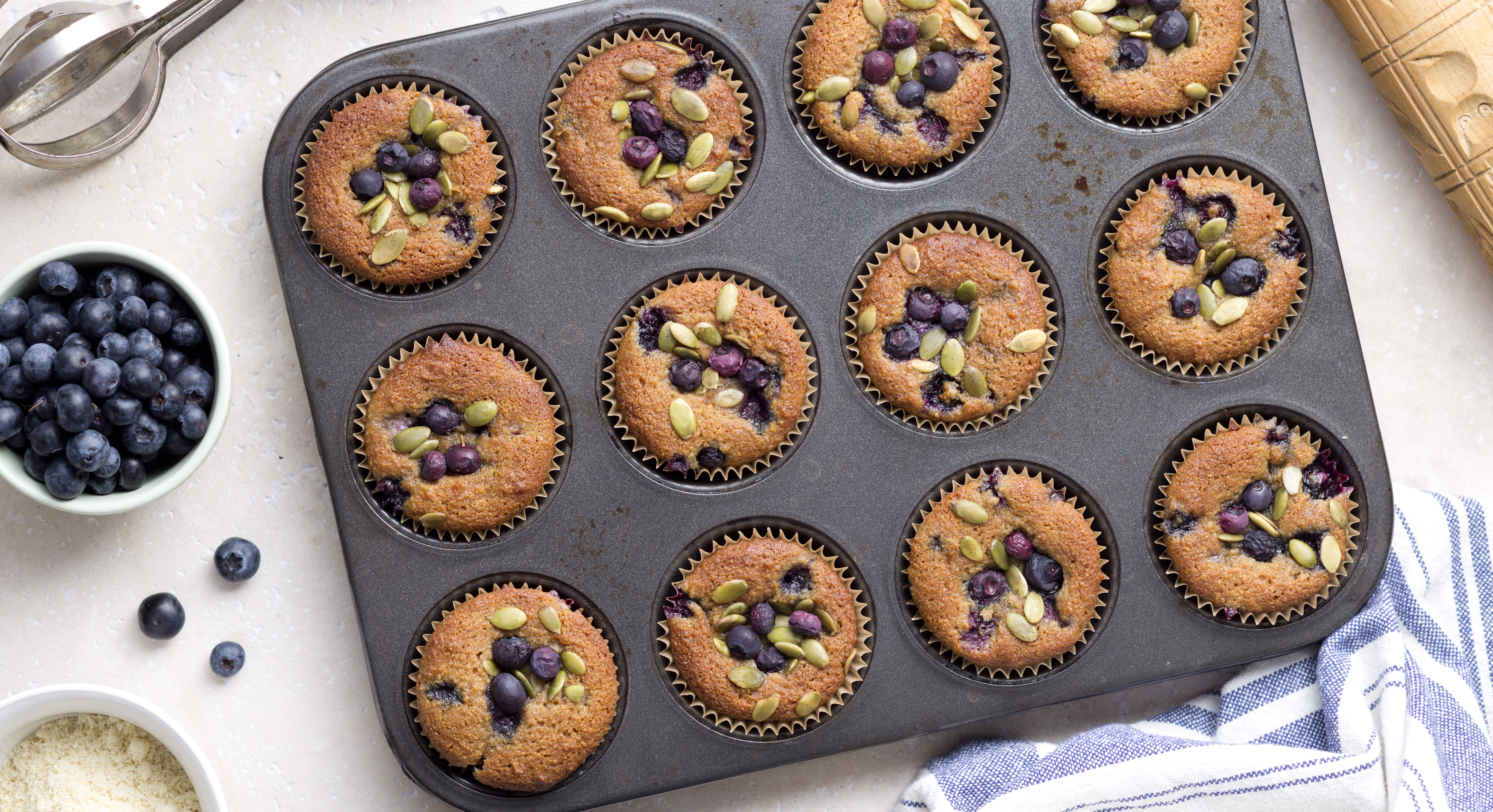 Blueberry muffins