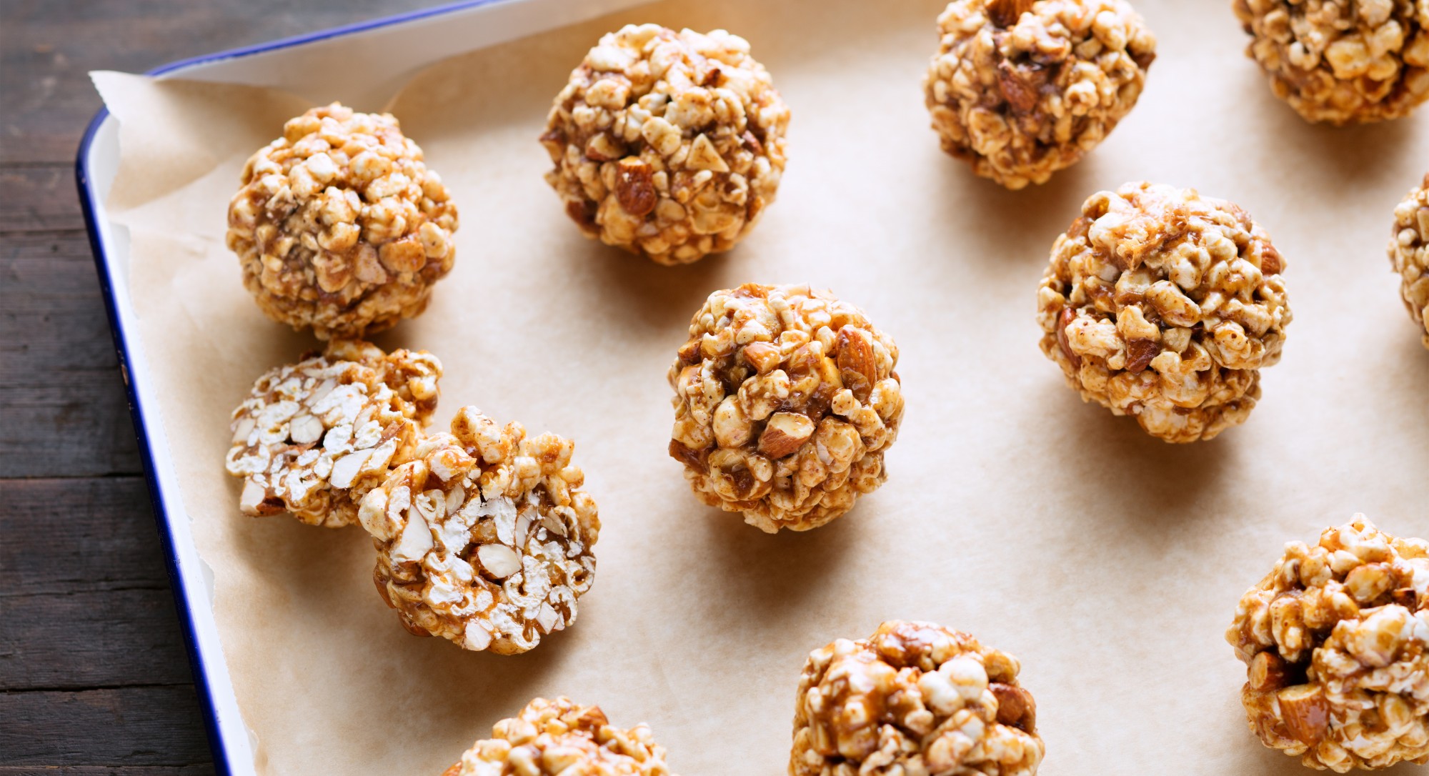 Honey Almond Popcorn Balls Recipe Thrive Market