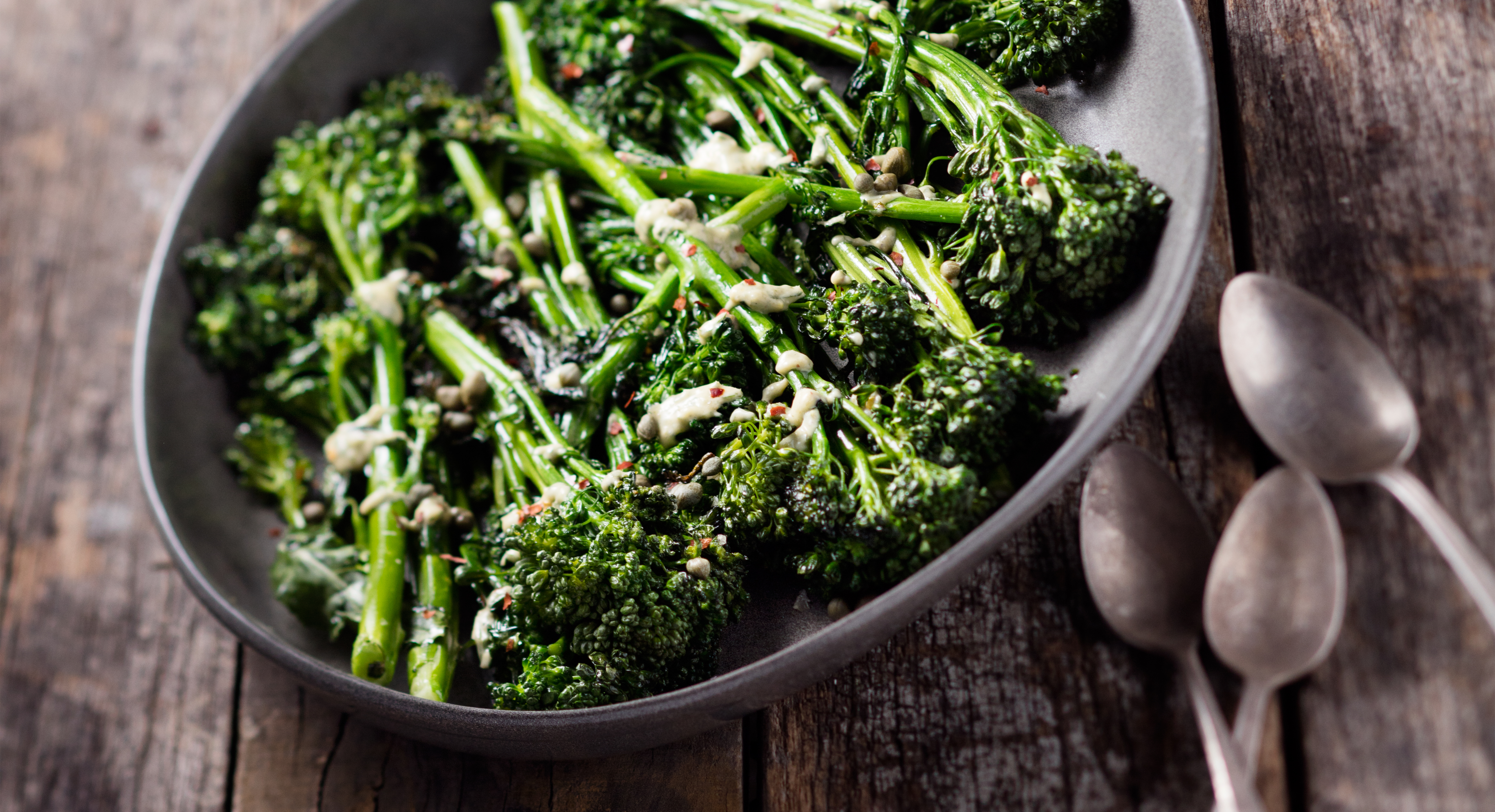 Roasted broccolini