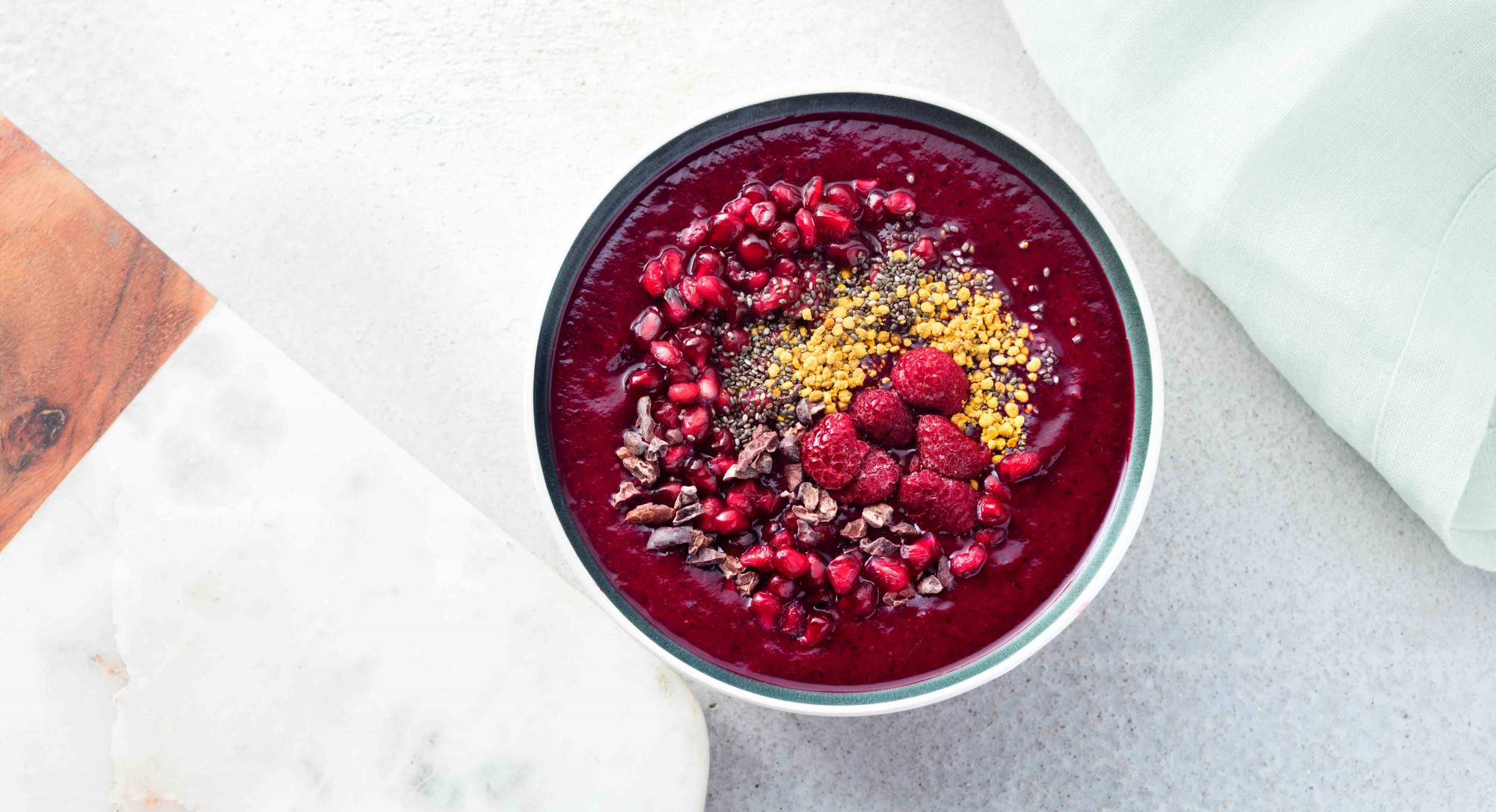 You'll Never Guess What Gives This Smoothie Bowl Its Vibrant Hue