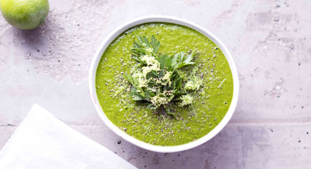 Detoxifying green soup
