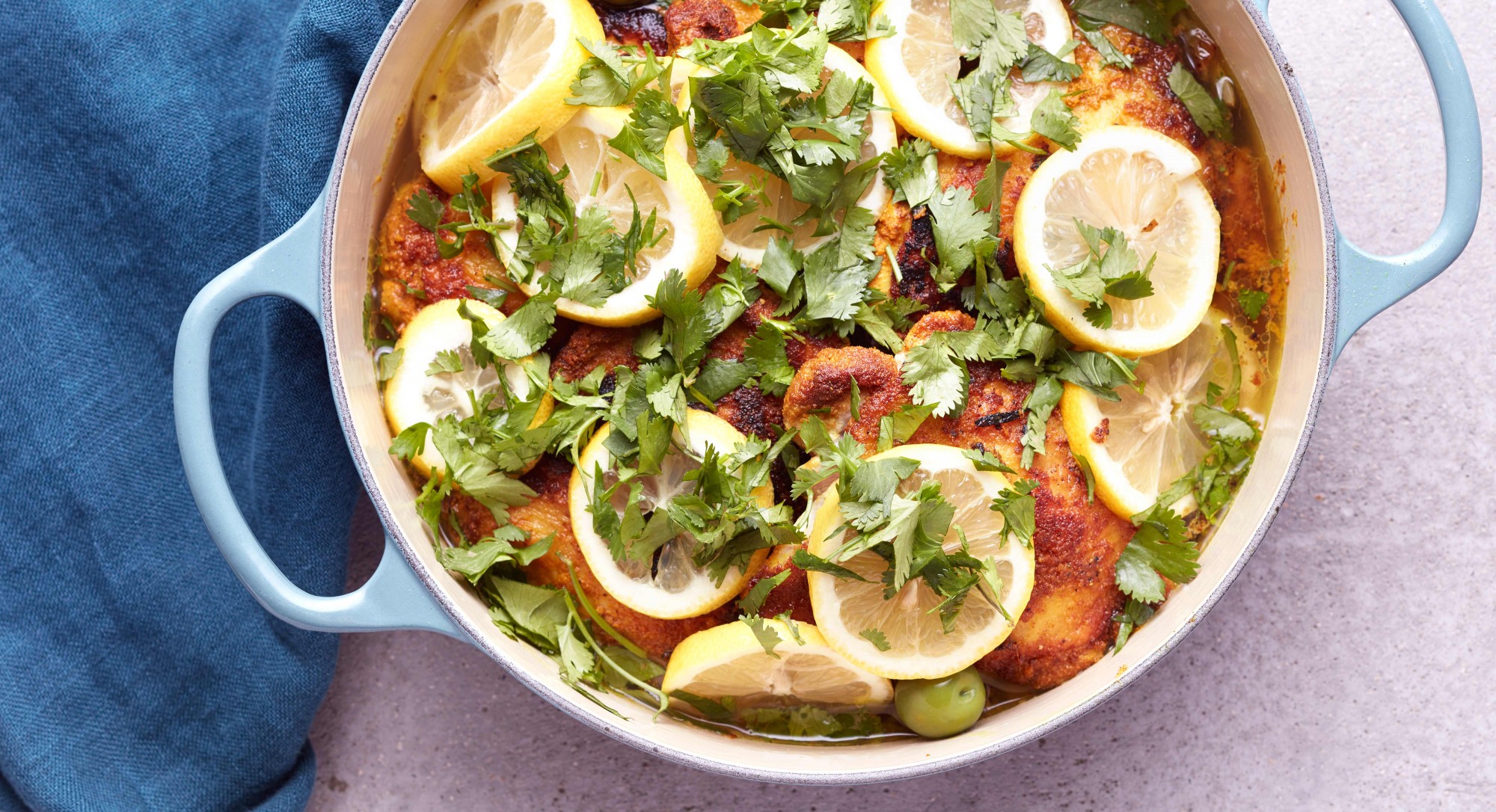 Lemon Chicken and Olive Tagine Recipe