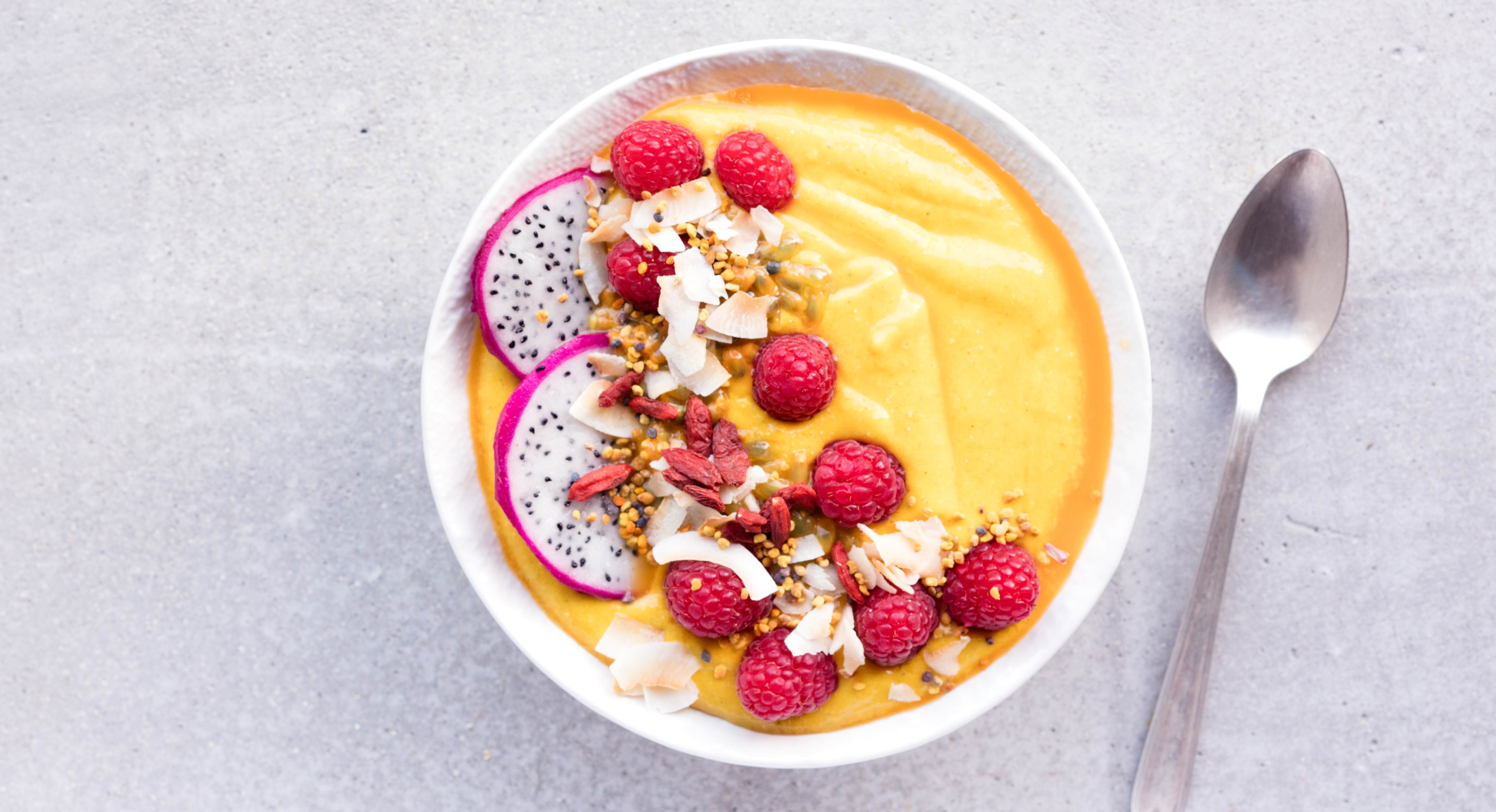 Tropical Turmeric Smoothie Bowl Recipe Thrive Market