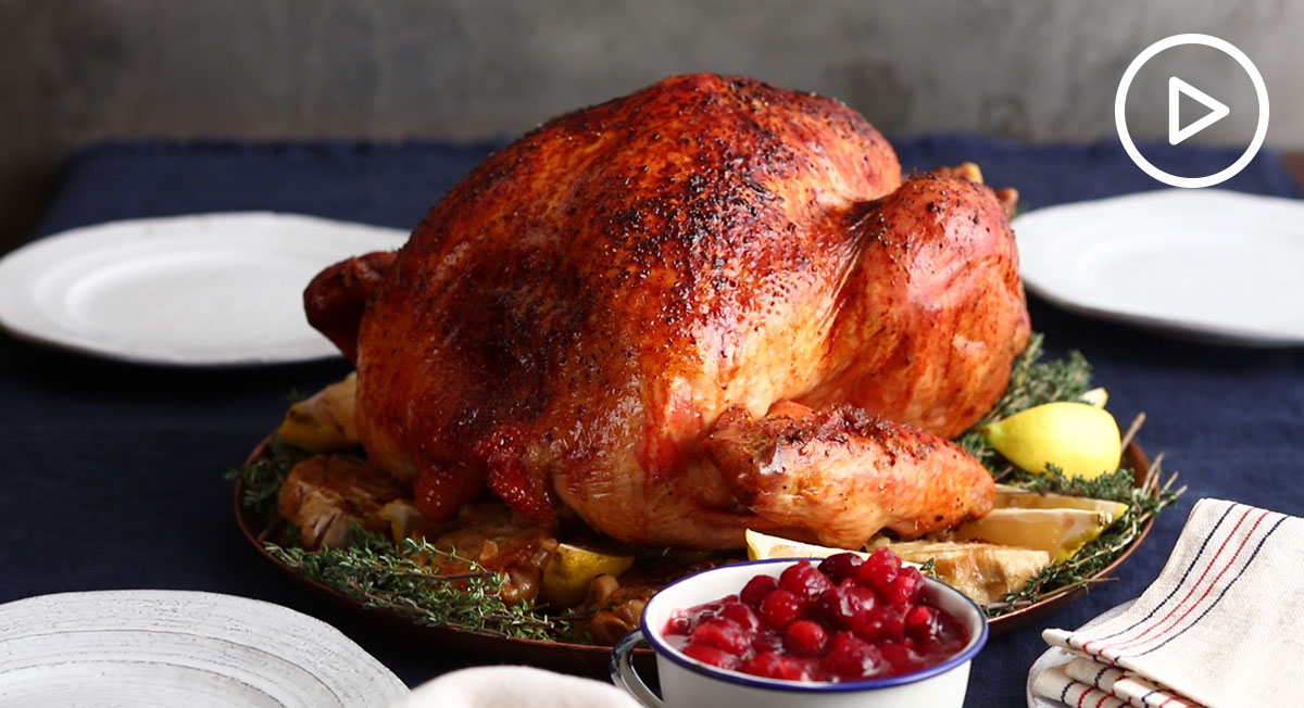 Garlic and Lemon Roasted Turkey Recipe Thrive Market