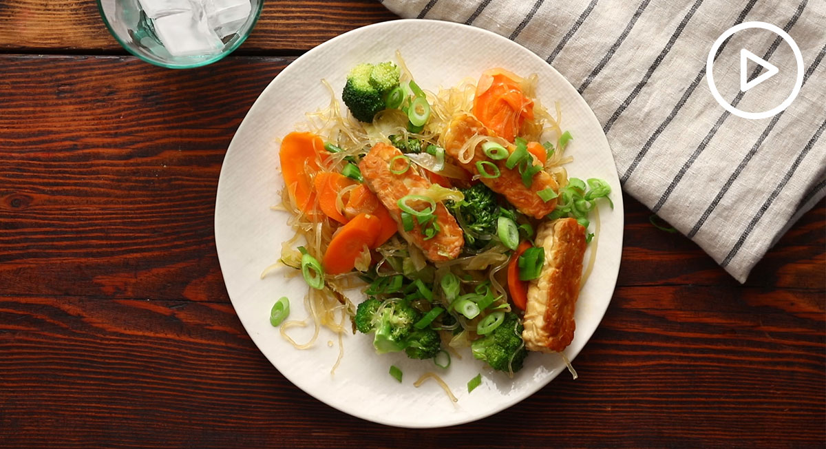 Tempeh, Vegetable & Kelp Noodle StirFry Recipe Thrive Market