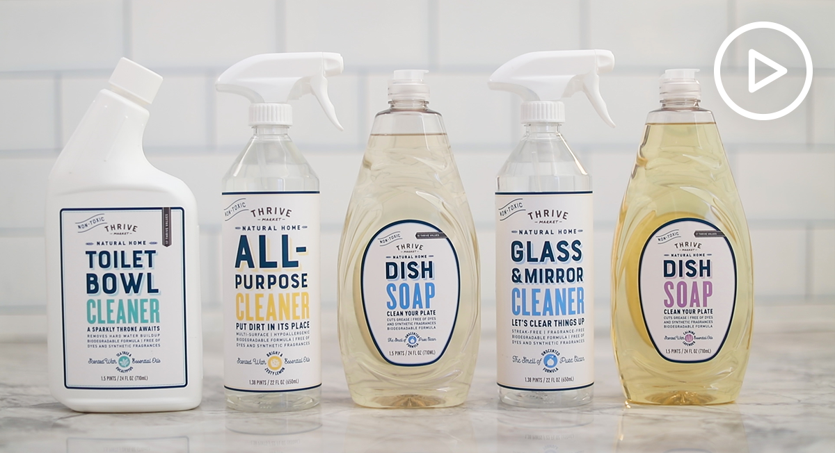 Introducing Thrive Market's Nontoxic Household Cleaning Products