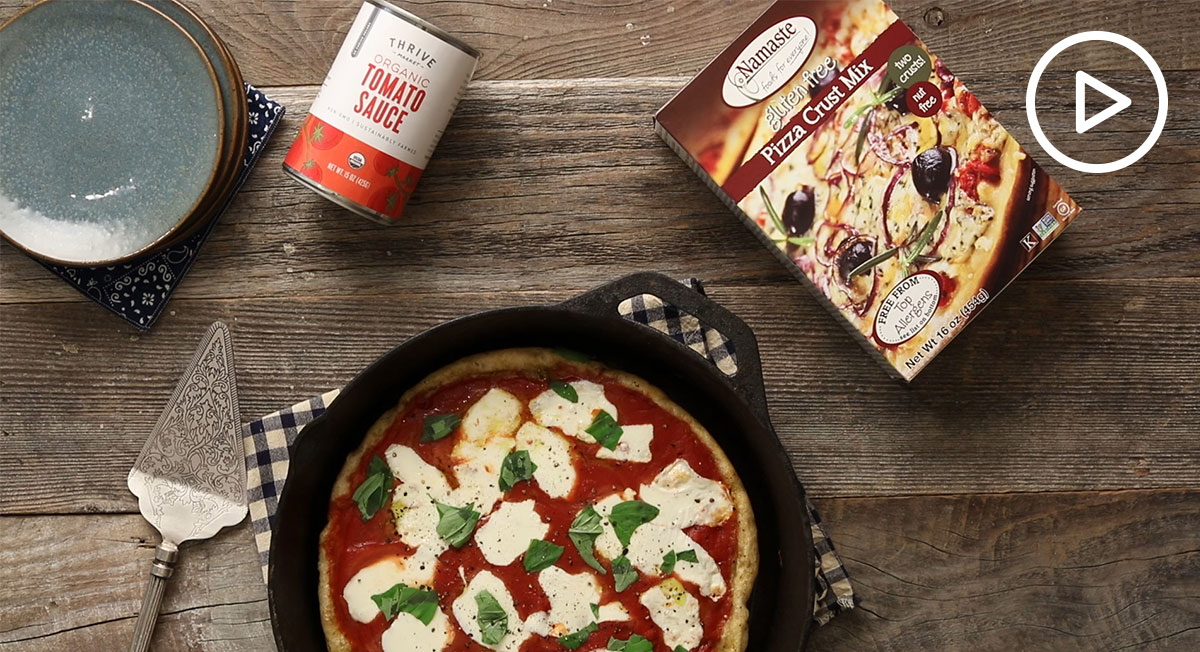 GlutenFree Skillet Pizza Recipe Thrive Market