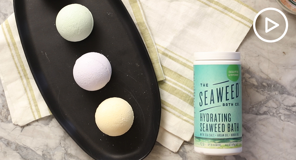 DIY Seaweed and Essential Oil Bath Bomb Brings Spa Experience Home