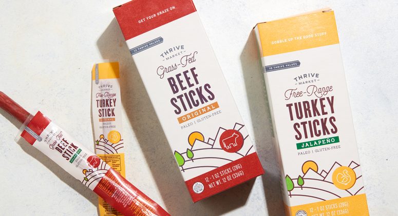 A Better Way to Snack: Discover Thrive Market Beef & Turkey Sticks