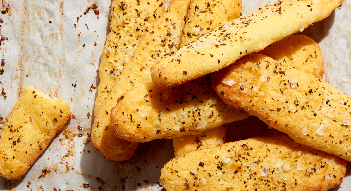 Wholesome Yum keto Italian breadsticks