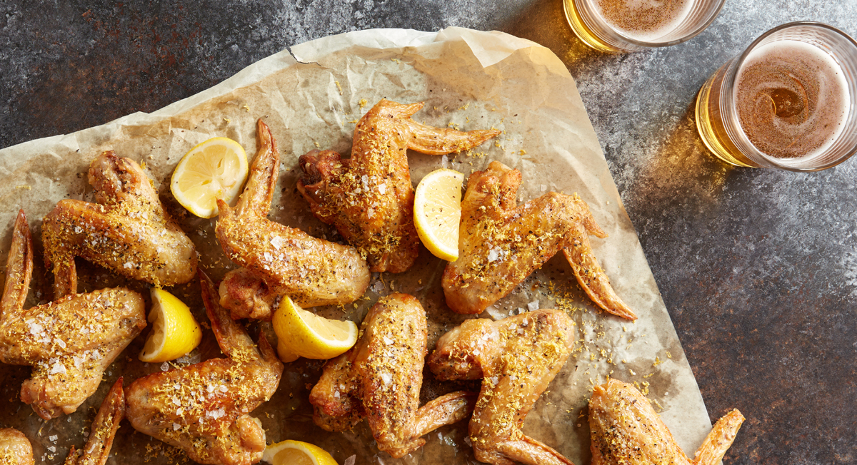 air-fried chicken wings