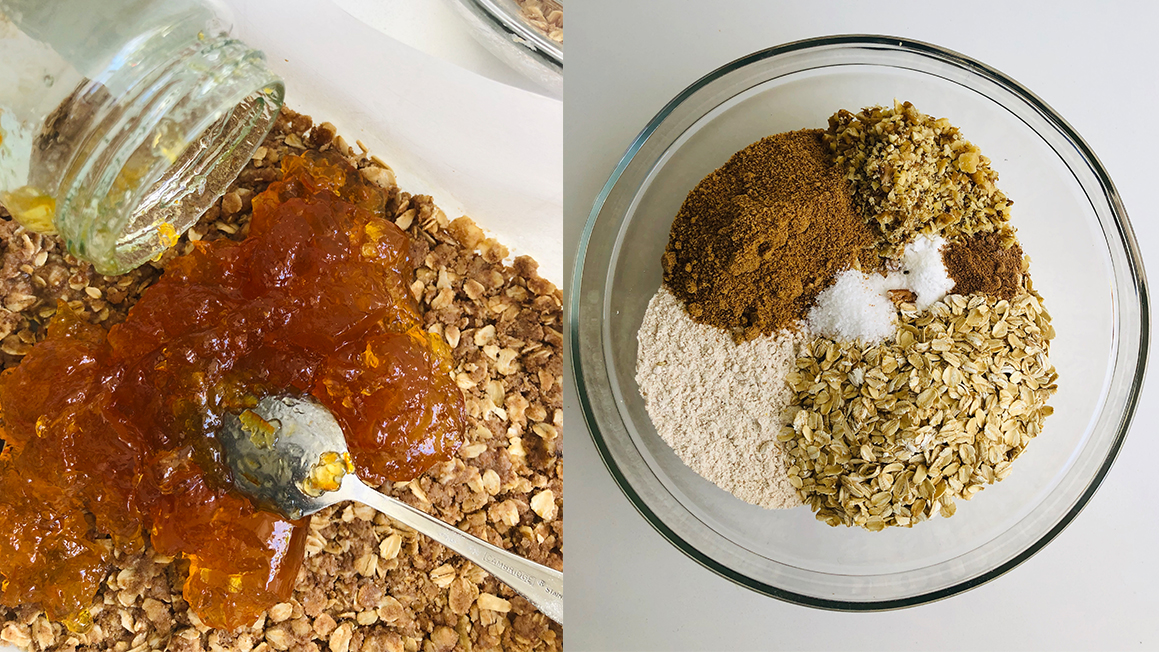 A New Way to Use Rolled Oats Granola Jam Bars Thrive Market