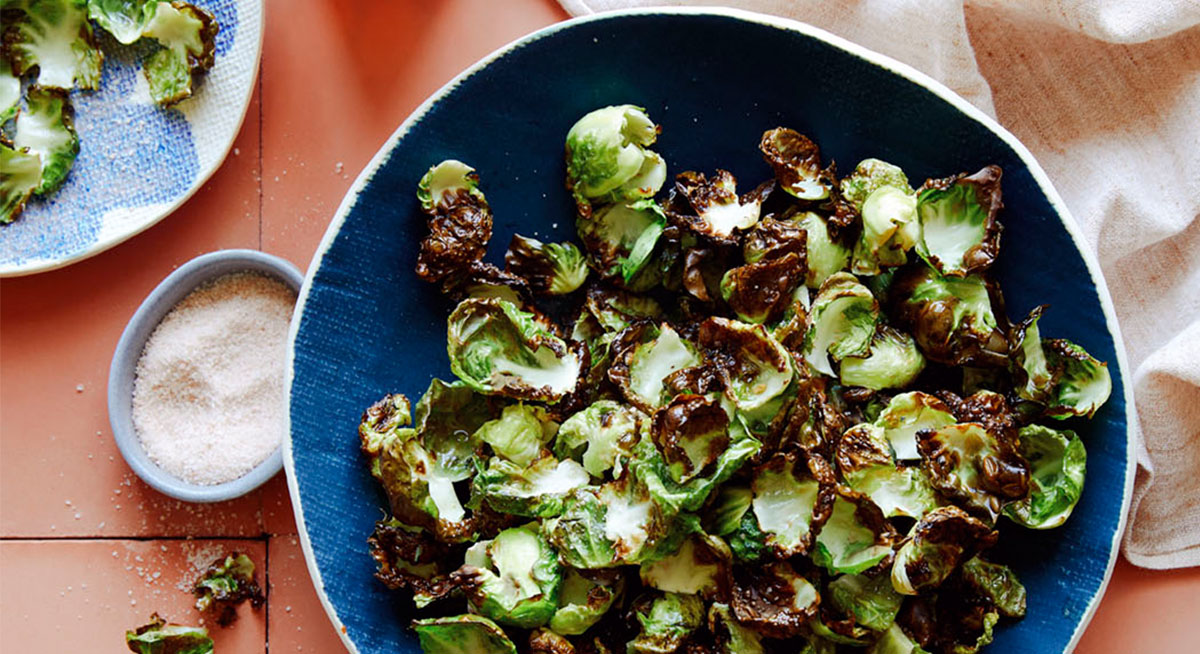 Salt & Vinegar Brussels Sprouts Chips Recipe Thrive Market
